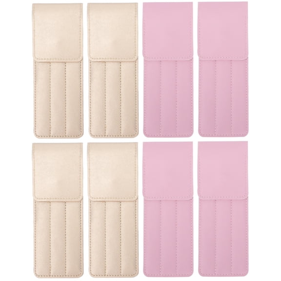 YOSADIER Face Beauty Accessory Holder, Oblong Design for Convenient Carry and Anti-Loss 8Pcs