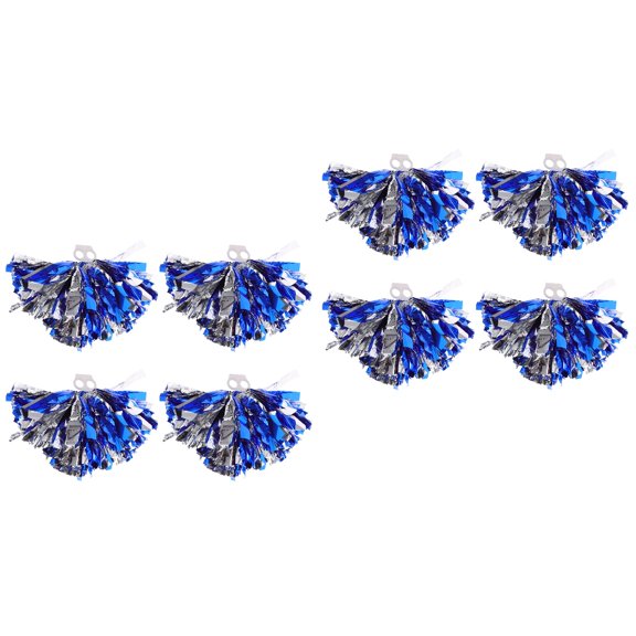 Hemoton 8 pcs Dance Pompoms Finger Ring Cheering Pompoms Gymnastics Cheer Pompom