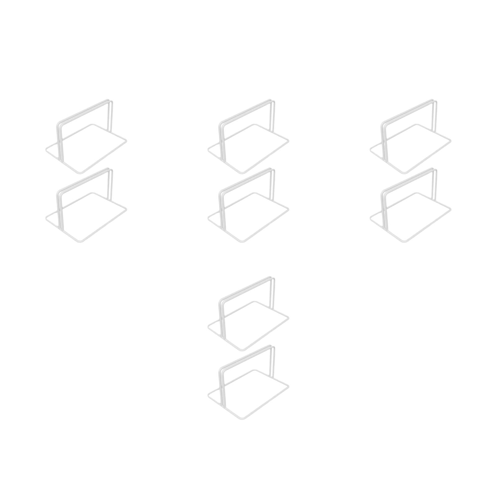 Hemoton 8 pcs Iron Freezer Partition Bases Sturdy Refrigerator Divider ...