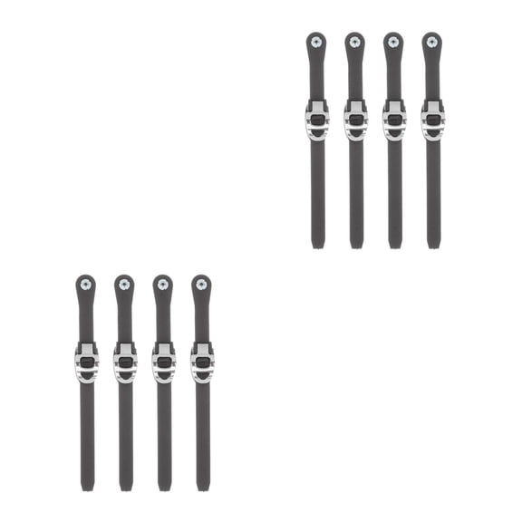 UPGRATOR 8 pcs Speed Skate Buckles and Straps Portable Roller Skate Replacement Fixed Buckle Straps Fixing Strap