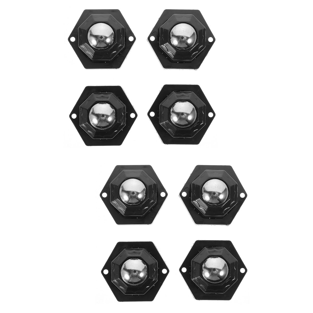 Hemoton 8 pcs Small Wheels 360 Degree Wheels Furniture Movable Wheels ...