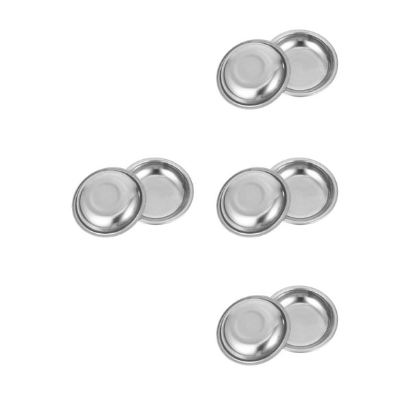 UPGRATOR Masteelf 8 pcs Digital Scale Weighing Pan Stainless Steel Dish for Jewelry Powder Kitchen and Laboratory