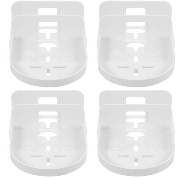 Hemoton 8 pcs Wall Mount Floating Shelves Security Camera Support Brackets Speaker Shelves