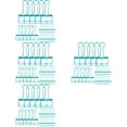 thumbnail image 1 of Hemoton 80 Pcs Mini Paper Clips Colorful Document Clips Mini Binder Clips File Paper Clips for Office, 1 of 8