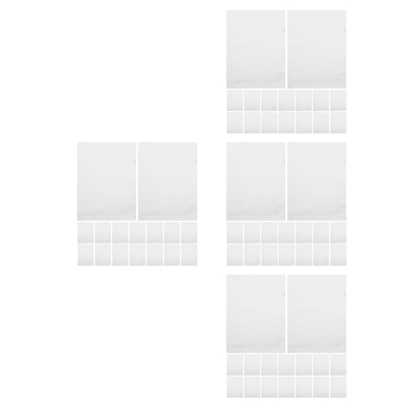 DEEPCRAFF Clear Document Sleeves A4 PP Transparent Folders for Office Study Protection