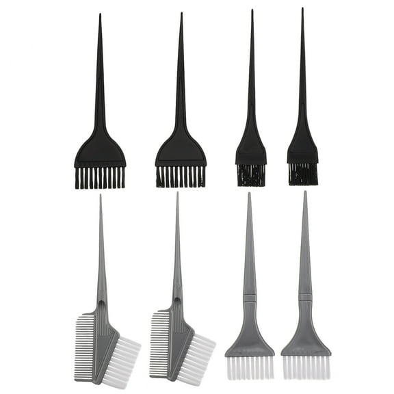 Hemoton 8pcs Hair Dye Brush Hair Color Applicator Highlight Tint Brushes Comb Kit