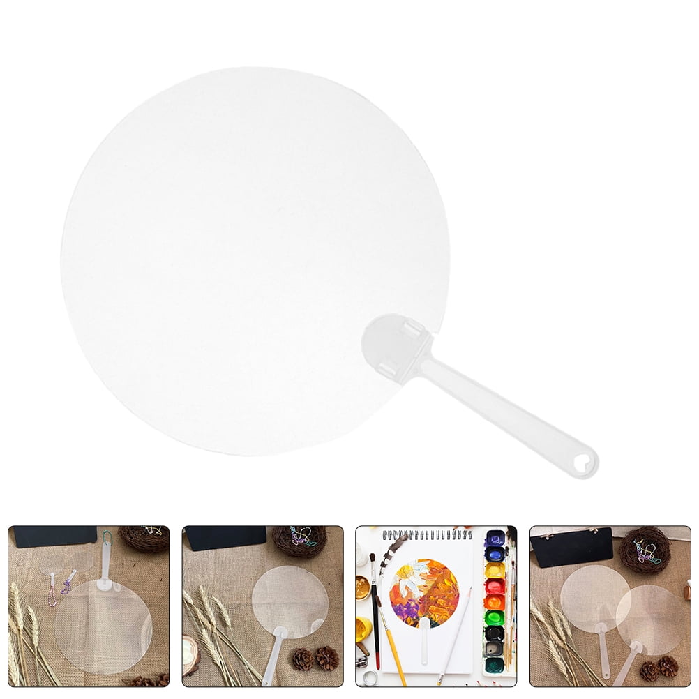 Hemoton 8pcs Hand Held Church Fans Blank Church Fans Handheld Hand Held ...