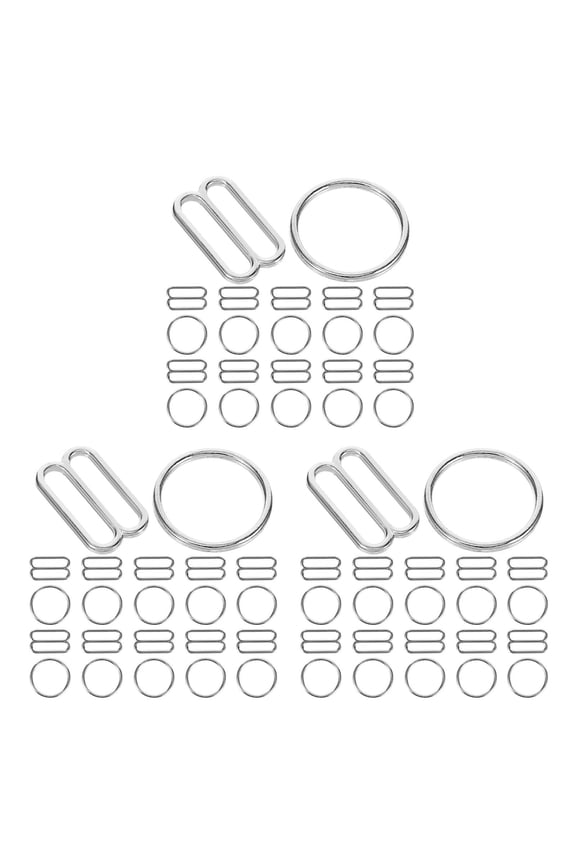 90 Pairs Bra Strap Adjusters and Buckles 8-Shaped Zinc Alloy Fasteners Lingerie Strap Clips Reusable Adjustable Bra Hooks Bra Strap Hooks Bra Strap Rings Replacement Bra Clips