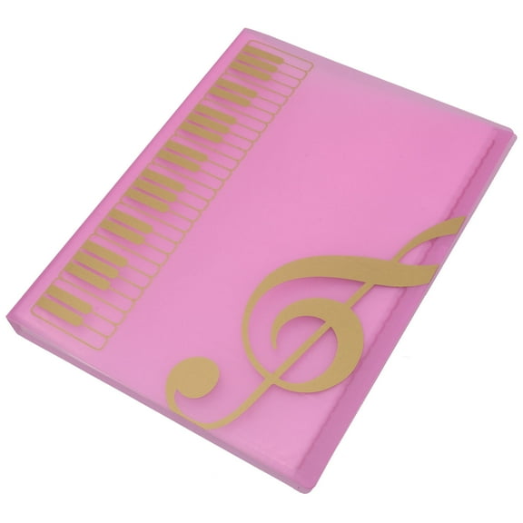 Hemoton A4 Music Binder With 80 Pages Sheet Music Choir Folder And Band Flip Folder Supply For Piano Scores And Music Sheets Storage