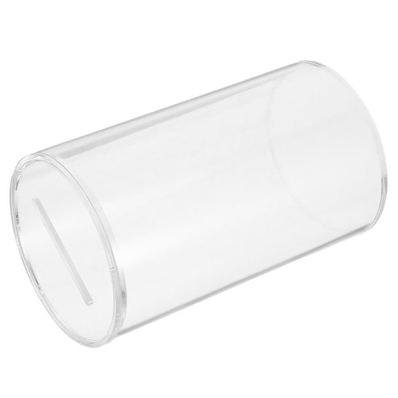 DEEPCRAFF Coin Counter Jar Acrylic For Kids Simple and Modern 1 Set 5.9x5.9x3.5in