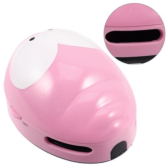 Hemoton Adorable Portable Mini Desktop Vacuum Cleaner For Desk Dust And Crumb Sweeping Handheld Cartoon Tabletop Gadget For Office Home