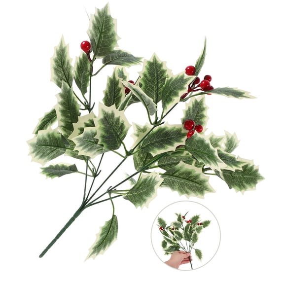 HEMOTON Artificial Christmas Berry Stem for Decor with Realistic Simulation and Warm Color Multi Scene Application Plastic Foam