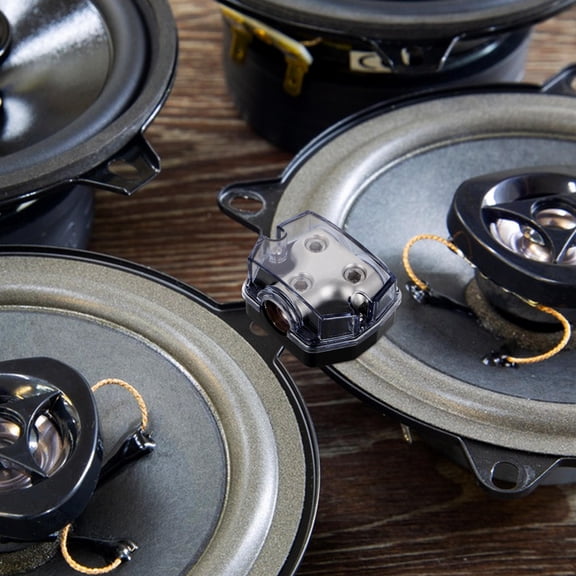 Hemoton Auto Amplifier Fuse Holder 2 Way Audio Fuse Holder Cars Audio Amplifier Protector 2 Way Circuit Protector for Cars Audio Protection Supplies