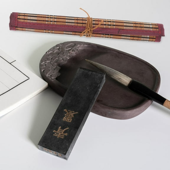 Hemoton Bamboo Rollup Case for Calligraphy Brush Holder Ideal for Painting and Writing Brushes Artist Brush Storage Bag