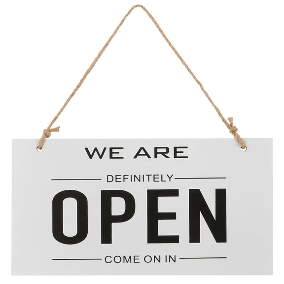Hemoton Bar Sign Open Closed Sign Business Notice Board 23.00X12.00X0.60CM