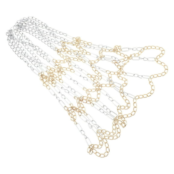 Hemoton Basketball Hoop with Chain Net Rod Mini Goal Court