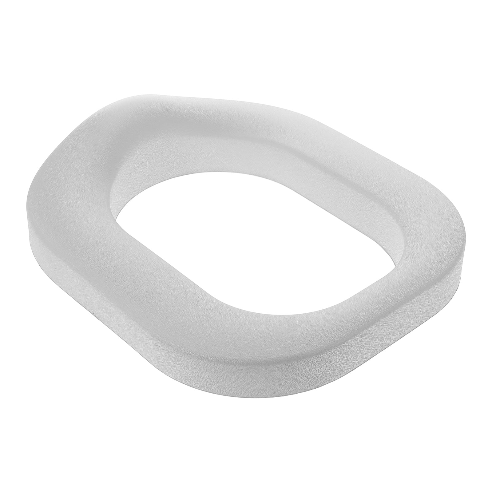 Hemoton  Bathroom Soft Thicker Warmer Cushion Toilet Seat Elongated Child Grey