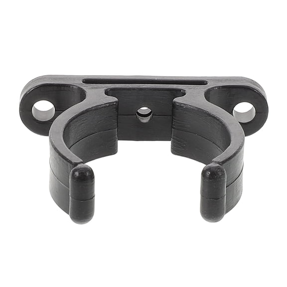 UPGRATOR Black Hose Clamp Nylon For Tube Rod Hooks 1Set