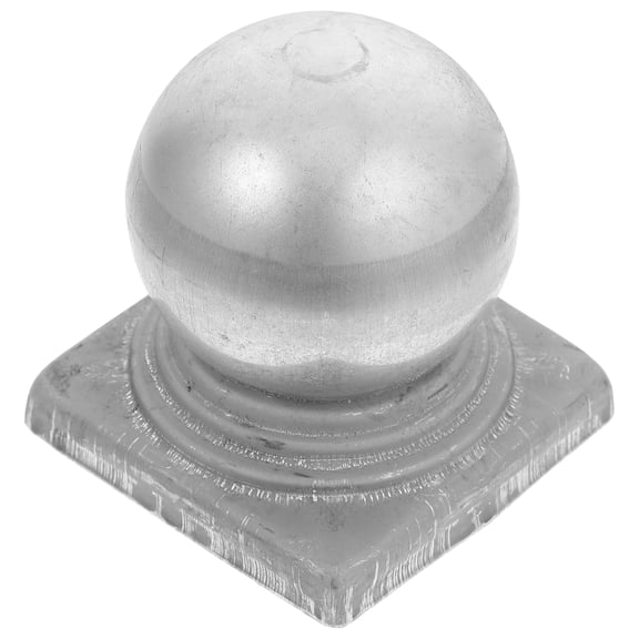 Hemoton Galvanized Steel Fence Guardrail Cap 10.50 x 10.50 x 10.30 CM Protective Cover