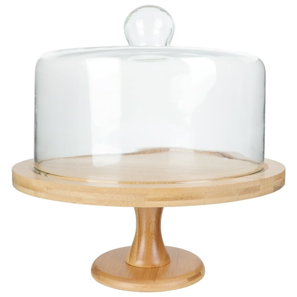 Hemoton Cake Stand Dome Plate Carrier Glass Display Lid Stands Holder Container Pie Cover Acrylic Dessert Tall