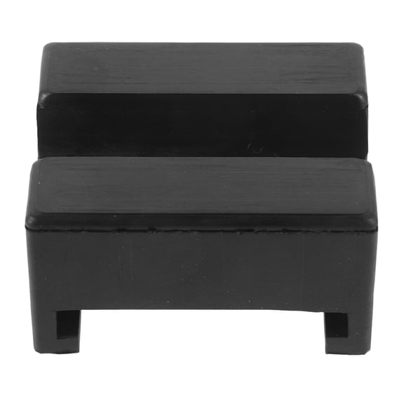 ORDDIART Heavy-Duty Rubber Block for Car Jack Stand, Nonslip and Stable Support Pad in Black for Vehicle Maintenance