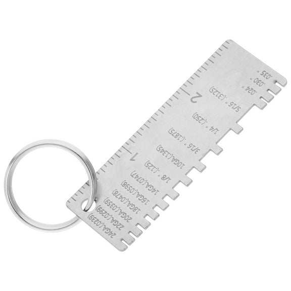 Hemoton Center Finder Tape Measure Bike Chain Measurement Tool Work Silver