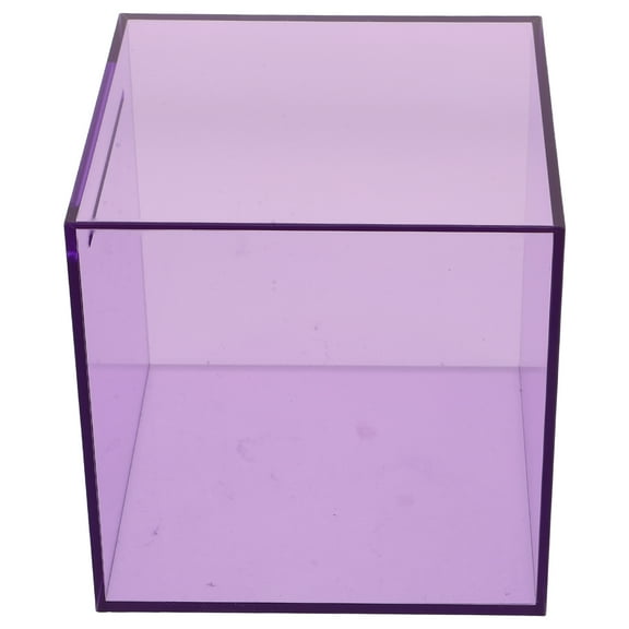 DEEPCRAFF Acrylic Coin Bank Minimalist Decor Cash Storage 1Set 4.7x4.7x4.7in