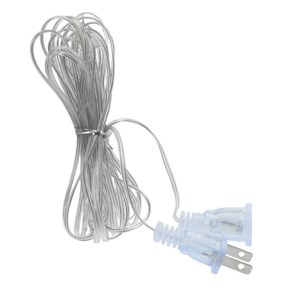 HEMOTON Portable Transparent Extension Cord for String Lights Made of PVC Perfect for Indoor and Outdoor Decor 6.56ft