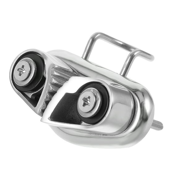 Hemoton Cleat Cam Stainless Steel Cam Cleat Clip Rope Buckle Holder Anchor Cam Cleat Anchor Ropes Lock For Kayak Yacht Boat Accessory