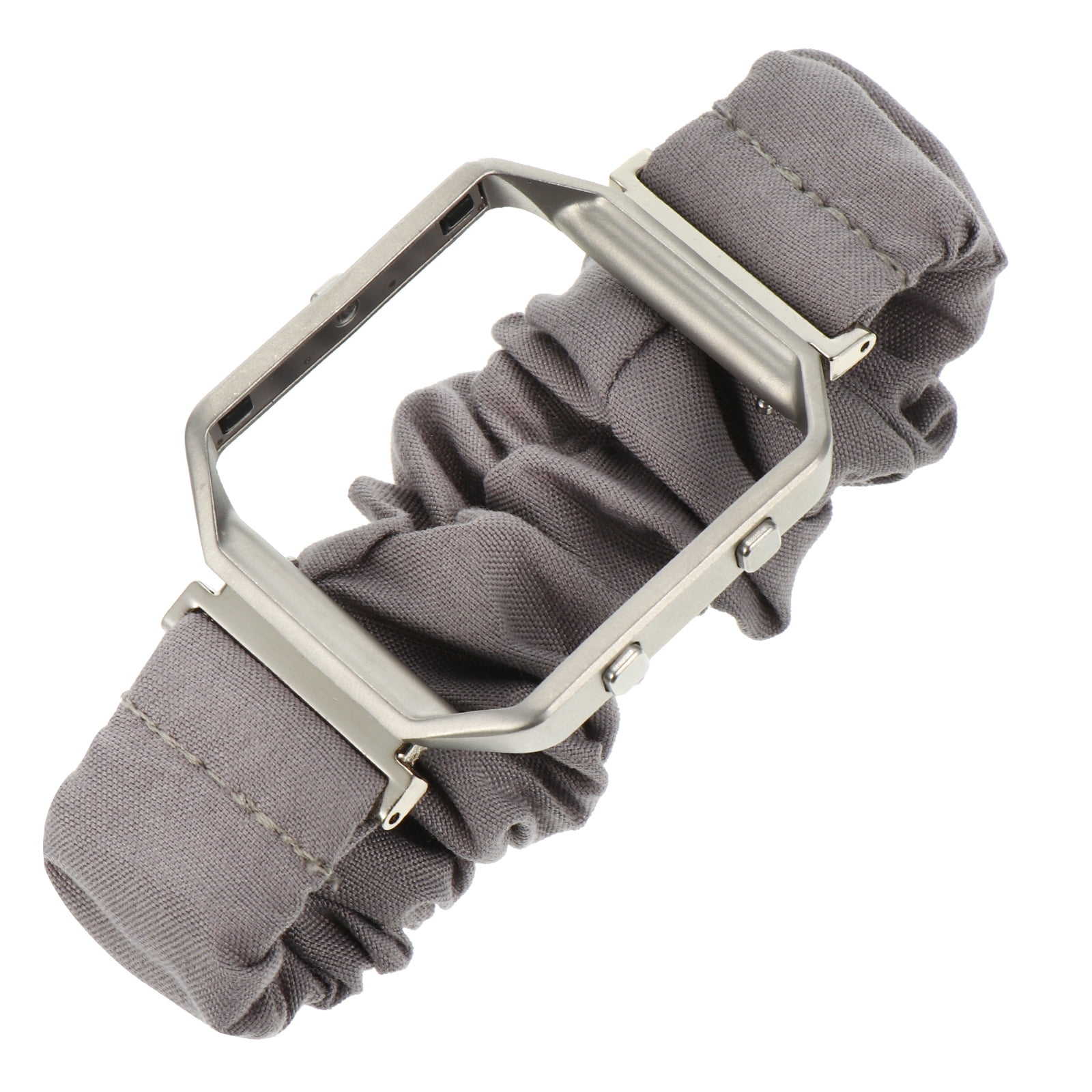 Hemoton Cloth Watch Replacement Band Bracelet with Frame Compatible for