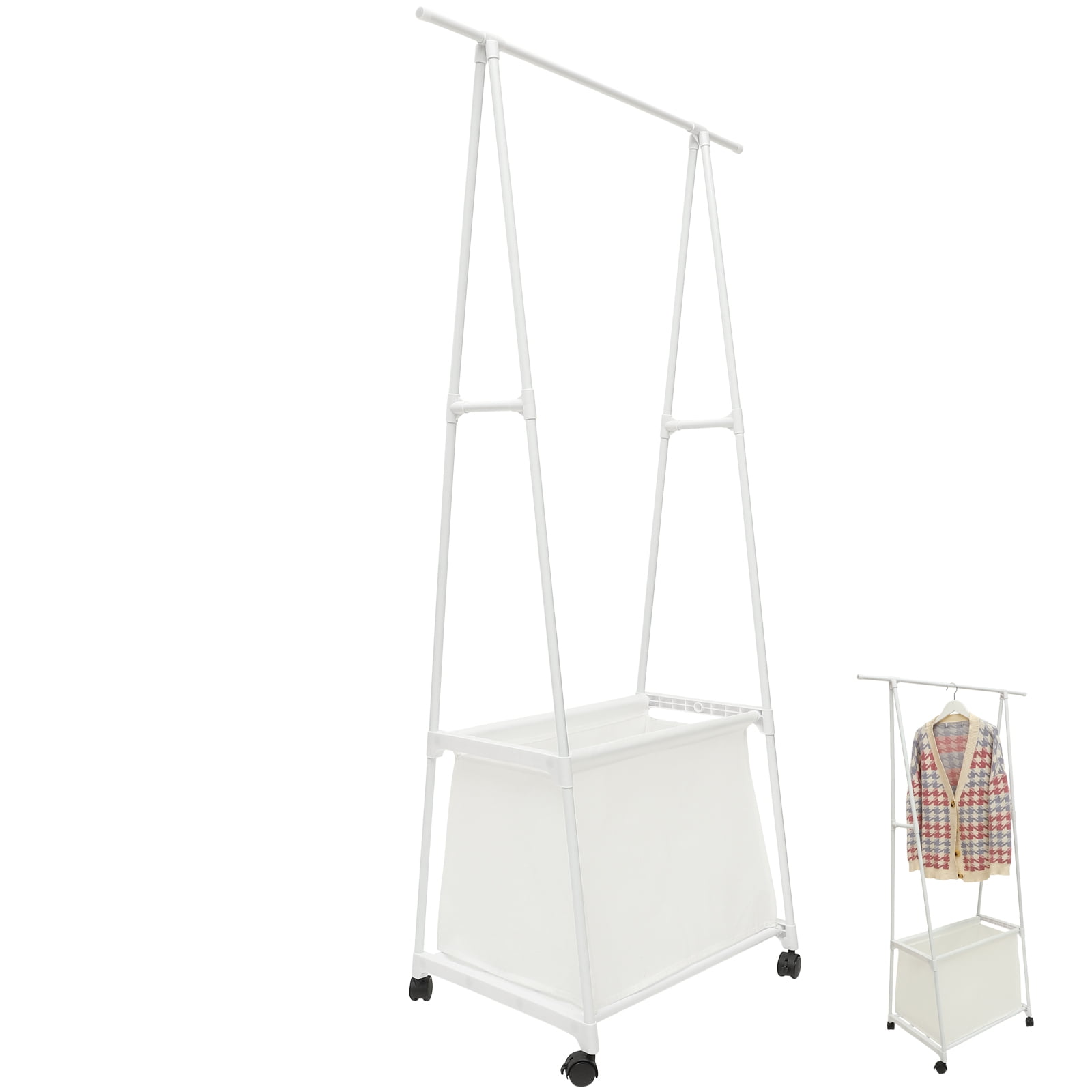 Hytrove Metal Garment Rack for Storage 1Pcs 62.88X21.61X16.51in ...