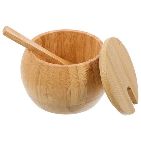 Hemoton Container with Lid and Spoon Multi-Functional Seasoning ...
