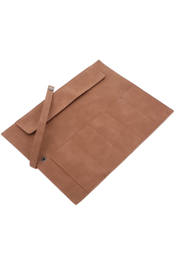 Convenient Watch Storage Bag Travel 23.40X17.90X0.50CM Coffee
