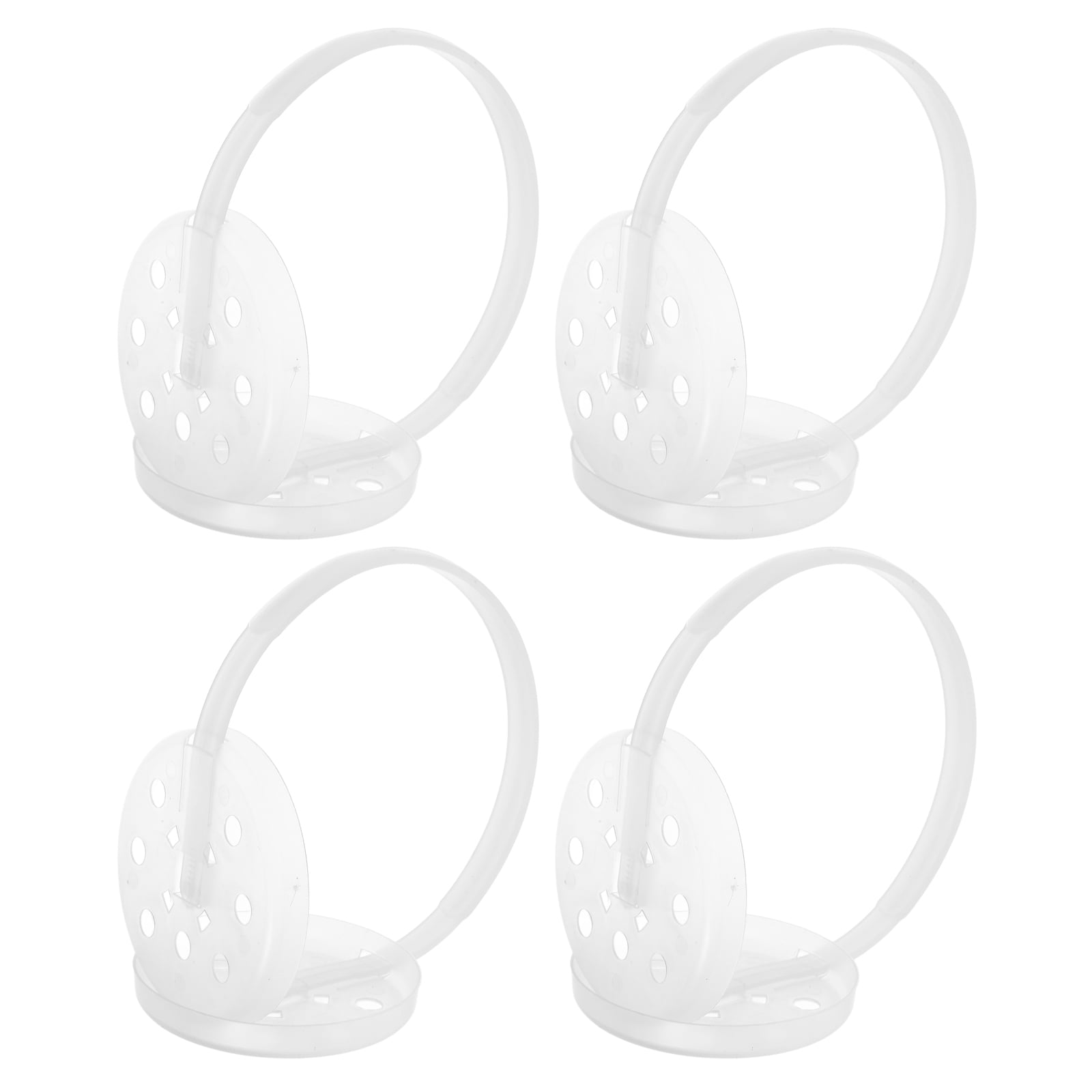 Hemoton DIY Earmuff Supplies Skeleton 4pcs Plastic Earmuff Rack Plastic ...
