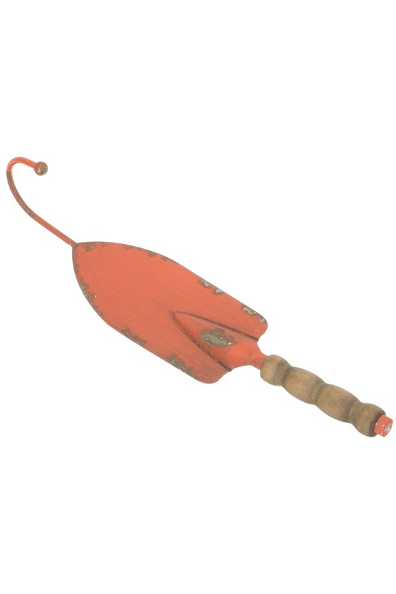 1Set Iron Decorative Hook Orange For Office Use Hanging Storage 11.4x2.4in