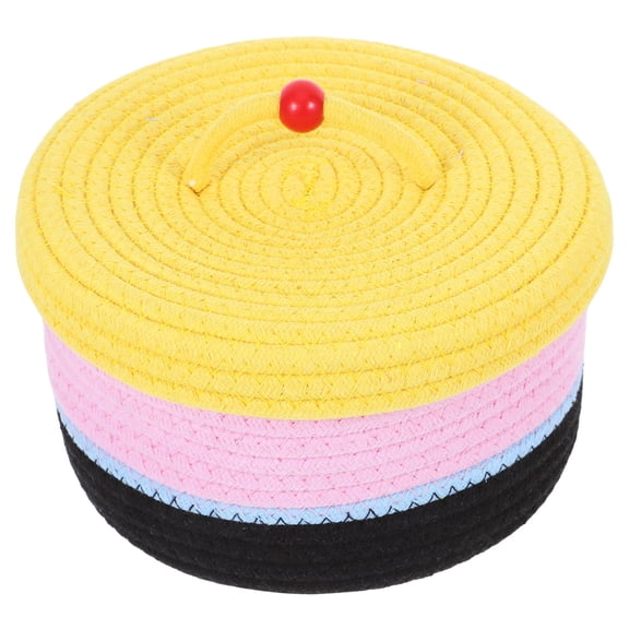 Hemoton Colorful Storage Basket Cat Toy Baskets for Indoor Cats Child