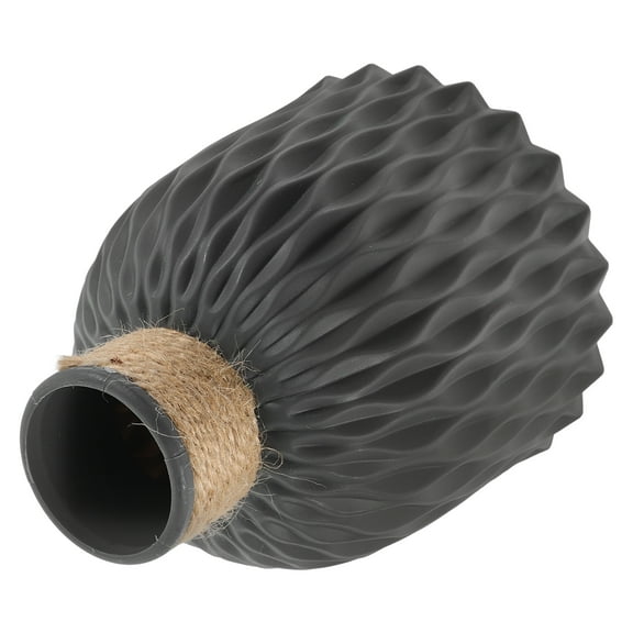 Hemoton Decorative Vase Unbreakable Pineapple Grain Flower Arrangement Vase Ornament