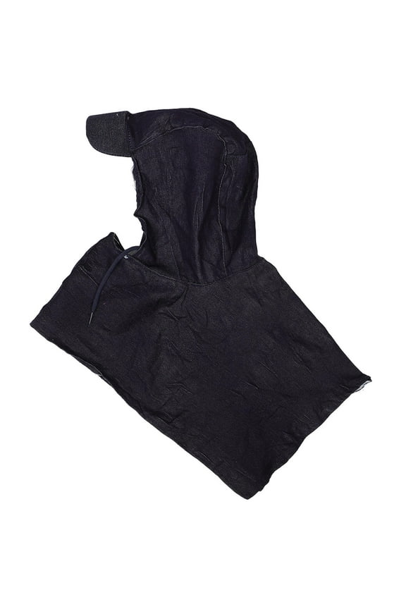 Denim Hooded Cape Riding Beanie Cap Pullover Outdoor Windproof Hat Head Wrap Protective Headgear Sunshade Neck Protector For Labor Protection Work Travel