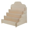 thumbnail image 1 of Hemoton Desktop Postcard Display Stand Wooden Card Storage Rack Multi Purpose Sticker Display Stand For Vendors Office Desks And Tabletop Displays, 1 of 8