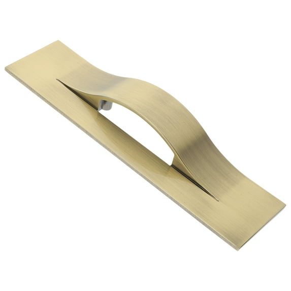 Hemoton Door Knob Handles Drawer Handle Cupboard Bar Pull Modern Handle 20X5CM Golden