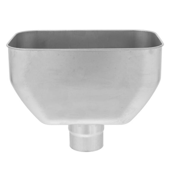 Hemoton Downspout Gutter Connector Downspout Extension Fitting Rainwater Downspout Funnel Stainless Steel Wide Mouth Adapter For Roof Water Collection