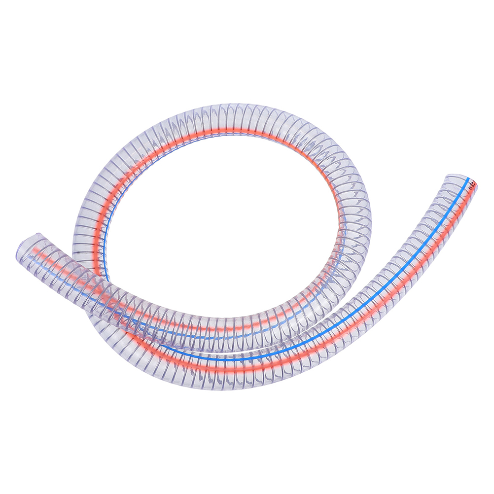 Hemoton Drain Hose 1m Liquid Transfer Hose Spiral Tubing Suction Hose For Gasoline