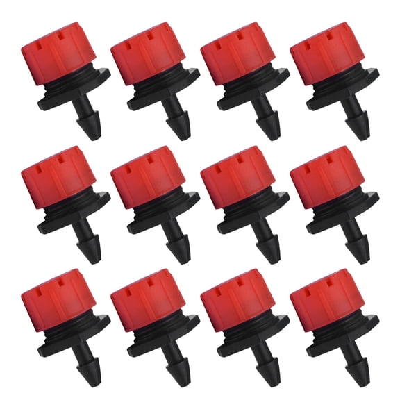 Hemoton Drip Irrigation Dripper Garden Lawns Sprinklers for Plants Red