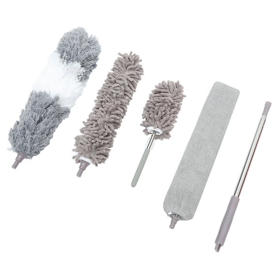 Hemoton Dust Removal Fiber Brush Fine Bristle Duster Ceiling