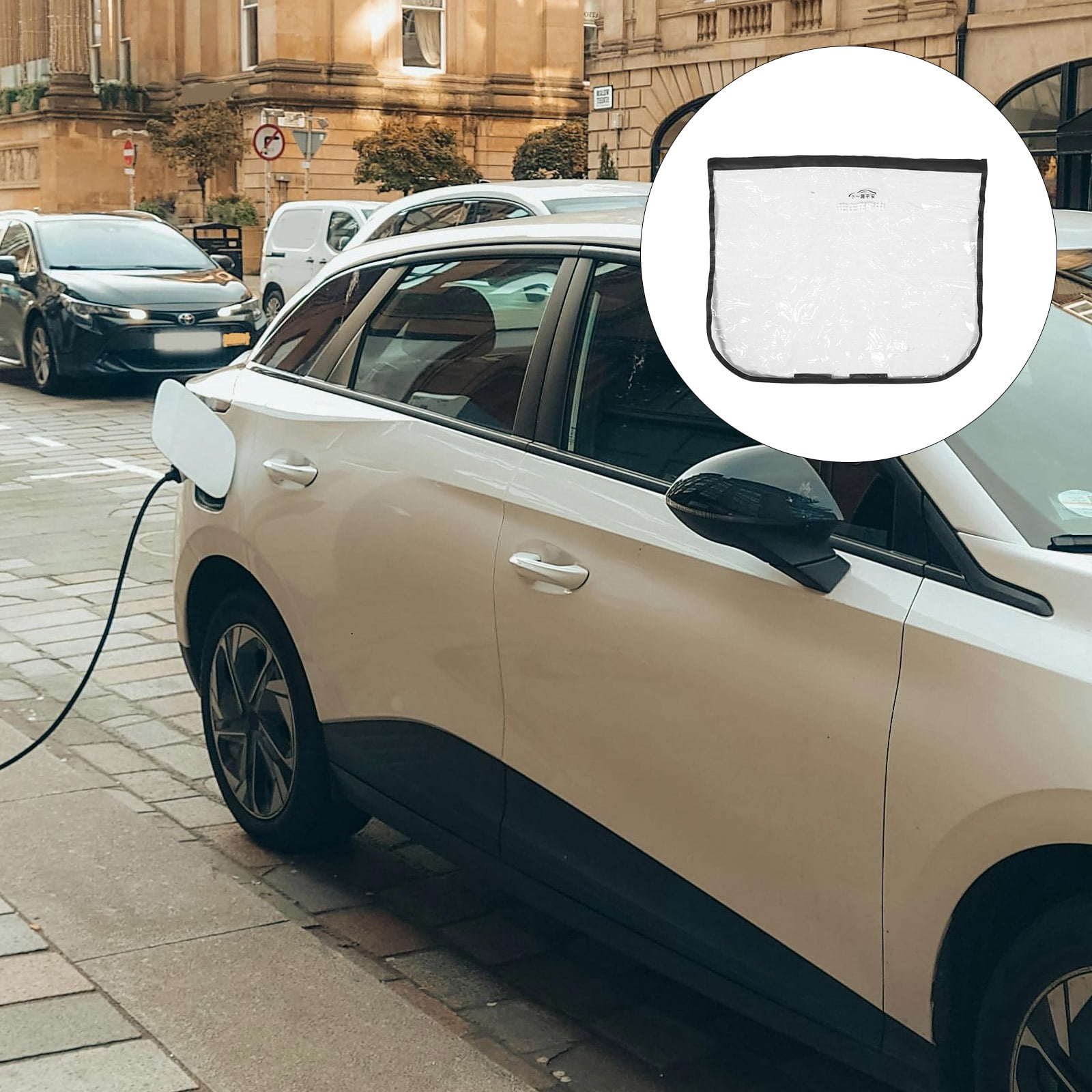 Hemoton EV Charger Protector Charger Port Rain Cover Outdoor EV Charger ...