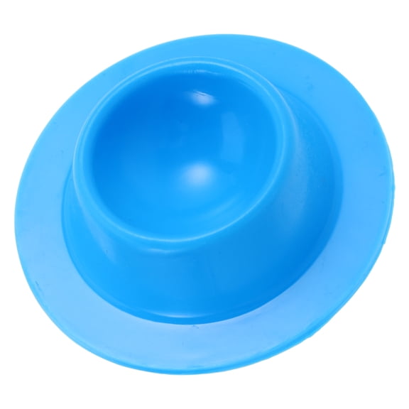 Hemoton Egg Cups With Base Silicone Egg Holders Egg Storage Container Egg Tray Countertop Egg Stand For Hard Or Soft Boiled Eggs Sky-blue