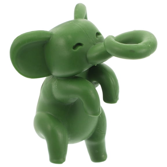 Hemoton Elephant Plant Support Holder Cute Elephant Desk Plant Stand Climbing Elephant Figurines Plant Support for Flower Terrarium Ornaments
