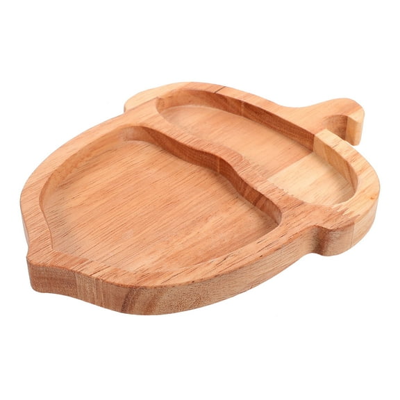 Hemoton Entertaining Cheese Platter Board Pinecone Shaped Wooden Serving Tray Wooden Bread Plate Storage Tray