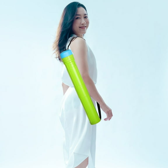 Hemoton Extendable Poster Tube With Shoulder Strap 42 To 76cm Waterproof And Art Tube For Safely Carrying Blueprints Drawings Documents And Artwork