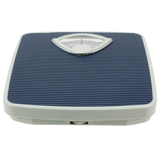 Adamson A24 Scales for Body Weight - Up to 350 lb, Anti-Skid Rubber Surface, Extra Large Numbers - High Precision Bathroom Scale Analog - Durable Wit